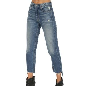 GRLFRND Helena High Rise Crop Jeans